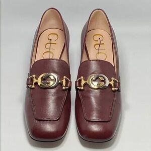Gucci Women's Burgundy Loafers